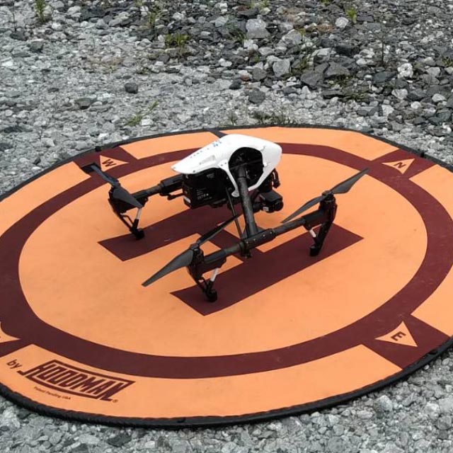 ドローン散布作業